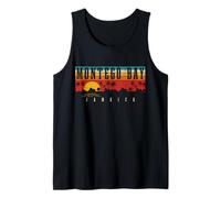 Montego Bay Jamaica Vintage Sunset Retro Vacation Jamaican Tank Top