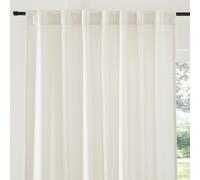 Montego Woven Curtain with Concealed Tab Top Ecru
