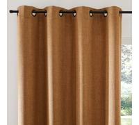 Montego Woven Eyelet Curtain bronze