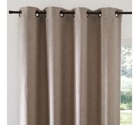 Montego Woven Eyelet Curtain Natural