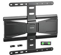 monTEK 0.77" Ultra Slim TV Wall Bracket for 37-75 Inch TVs up to 65kg | Full Moiton TV Wall Mount, Swivel, Tilt & Extendable, Low-Profile TV Bracket with Widened Steel Arms, Max VESA 400x400 mm