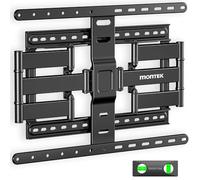 monTEK 1.1" Ultra Slim TV Wall Bracket for 43-90 Inch TVs, Full Motion TV Bracket up to 60kg, Dual Swivel Articulating TV Wall Mount, Max VESA 600x400mm, Fits 16"/18" Studs