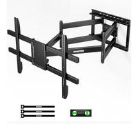 monTEK 1080mm Long Reach TV Wall Bracket for 43-90 inch TVs, Swivel & Tilt TV Bracket, Heavy Duty Full Motion TV Wall Mount up to 60kg, Max VESA 800x400mm, Fits 16" & 18" Studs