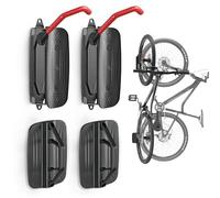monTEK 2 Pack Bicycle Swivel Wall Mount - Space Saving Vertical Bike Rack, Heavy Duty Storage Hook Holds Up to 30KG, Easy to Install