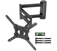 monTEK 946 mm Long Sleeve TV Wall Mount for 23-65 Inch LCD/LED/OLED TVs up to 35 kg, Swivelling Tilting Wall Mount TV, Extra Long Reach TV Mount, Max. VESA 400 x 400 mm