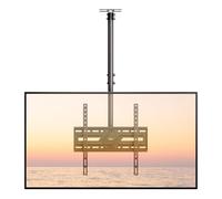 monTEK Ceiling TV Mount for 37-75 inch Flat Screen Displays, Hanging Adjustable Ceiling TV Bracket Fits Most LCD LED OLED 4K TVs, Pole Ceiling Mount Holds up to 110lbs, Max VESA 400x400mm, TM1009C-M