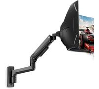 monTEK Gas Spring Monitor Wall Mount for 17-49" Screens, Holds Up to 20kg