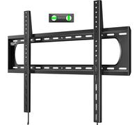 monTEK Heavy Duty Fixed TV Wall Bracket for 60-120" Flat & Curved TVs up to 136kg, 4× Load Tested, Ultra Slim 1.3" Low Profile, Max VESA 900x600, Quick-Release Lock, Fits 16"/18"/24" Wood Studs