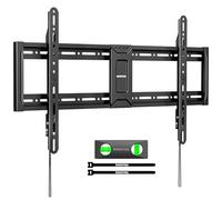 monTEK Heavy Duty Fixed TV Wall Mount for 43-95 Inch TVs, 1.1" Ultra Slim Low Profile Bracket, 200 lbs Capacity, Max VESA 800x400mm, Fits 16"/18"/24" Studs, Space-Saving for Large Flat & Curved TVs