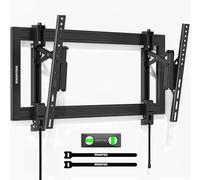 monTEK Heavy Duty Tilting TV Wall Mount Barckt for 37-90" TVs up to 200 lbs - Low Profile, Universal Fit, Tilt & Swivel Adjustment, 6.8" Extension, Fits 16"/18"/24" Studs, Max VESA 600x400mm