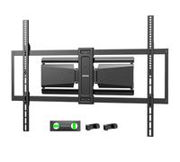 monTEK Heavy Duty Ultra Slim TV Wall Mount for 50-100 Inch TVs up to 85 kg, Pan, Tilt & Extendable TV Mount with Articulated Double Arms, Max VESA 800 x 600 mm