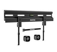 monTEK No Stud TV Wall Mount for 23-65 Inch Flat & Curved TVs up to 132 lbs, No Drill & Low Profile Studless TV Mount, Max VESA 400×400mm, 4× Load Tested, Easy Install
