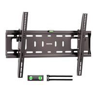 monTEK Outdoor Weatherproof TV Wall Mount, Tilting 2.2” Low Profile Wall Mount Fits 37-86 Inch TVs, VESA 200x200 to 600x400mm, Heavy Duty 176 Lbs Load, 96H Salt Spray Test & Stainless Steel Hardware