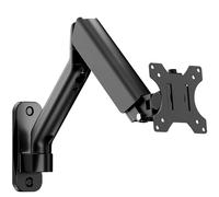 monTEK Single Wall Mount Monitor Arm for 17-32 Inch Black