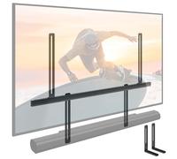 monTEK Soundbar Mount up to 22 lbs fits Sonos Arc/Arc Ultra/Beam/Ray/Playbar, Bose Soundbar 500/700, Samsung & Sony & LG & JBL, Adjustable Soundbar Mount Under TV, Black