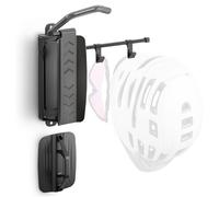 monTEK Swivel Bike Wall Mount, Bike Hangers for Garage, Bike Wall Mount with Two Extra Storage Hooks, Bike Hanger Wall Mount for Space Saving, Bike Rack Garage Holds Up to 77 lbs