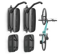 monTEK Swivel Bike Wall Mount, Garage Bike Hangers, Space Saving Vertical Bike Rack Holds 66lbs, 2 Pack