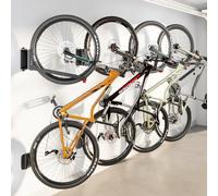 monTEK Swivel Bike Wall Mount, No Heavy Lifting Required Bike Wall Mount, Bike Hangers for Garage, Space-Saving Bike Rack Garage, Easy to Load and Unload, Bike Hanger Can Hold Up to 77 lbs, 4 Pack