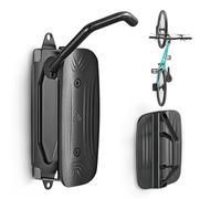 monTEK Swivel Bike Wall Mount, Space Saving Sturdy Vertical Bike Rack for Garage, Holds Up to 66 lbs - Black