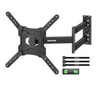 monTEK TV Wall Bracket for 23-65 Inch TVs, 728mm Extra Long Arm, Full Motion TV Wall Mount with Swivel & Tilt, Corner TV Bracket for Flat & Curved