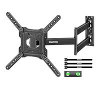 monTEK TV Wall Bracket for 23-65 Inch TVs, 728mm Extra Long Arm, Full Motion TV Wall Mount with Swivel & Tilt, Corner TV Bracket for Flat & Curved Screens up to 35 kg, Max VESA 400x400mm