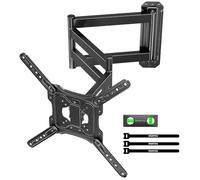 monTEK TV Wall Bracket for 23-65 Inch TVs, 946mm Long Arm Full Motion TV Bracket, Swivel & Tilt Corner TV Wall Mount for Flat & Curved Screens up to 35kg, Max VESA 400x400mm