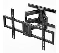 monTEK TV Wall Mount for 43"-95" TVs, Pre-Assembled & 132lbs 4X Tested, Heavy Duty TV Mount with Tool-Free Tilt/Swivel/Extension, Max VESA 800x400, Fits 16"/18" Studs