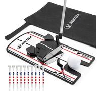 montela golf Golf Putting Mirror - Portable Training Aid, Acrylic, Black and white, Essential Golfing Equipment & Accessories