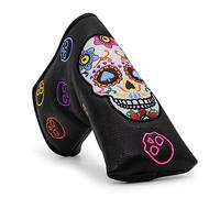 Montela Golf Putter Covers Blade Putter Headcover Mallet Putter Head Cover Golf Club Head Covers Leather Golf Headcovers with Magnetic for Scotty Cameron Odyssey Ping Putter
