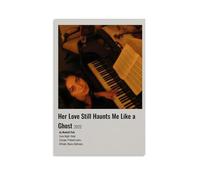 Montell Fish Her Love Still Haunts Me Like A Ghost Creative Waterproof Decorative Paintings Free of Framing Directly Pasted with Moisture-proof And Anti Fouling Materials Living Room Bedroom Hanging P