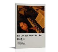 Montell Fish Her Love Still Haunts Me Like A Ghost Creative Waterproof Decorative Paintings Free of Framing Directly Pasted with Moisture-proof And Anti Fouling Materials Living Room Bedroom Hanging P