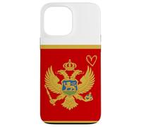 Montenegro Flag Montenegrin Heart Proud Heritage National Case for iPhone 13 Pro Max