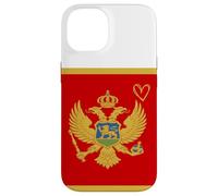 Montenegro Flag Montenegrin Heart Proud Heritage National Case for iPhone 14