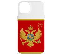 Montenegro Flag Montenegrin Heart Proud Heritage National Case for iPhone 14 Plus