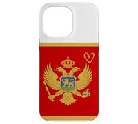 Montenegro Flag Montenegrin Heart Proud Heritage National Case for iPhone 14 Pro Max