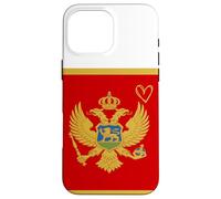 Montenegro Flag Montenegrin Heart Proud Heritage National Case for iPhone 16 Pro Max