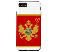 Montenegro Flag Montenegrin Heart Proud Heritage National Case for iPhone SE (2020) / 7/8