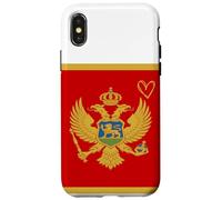 Montenegro Flag Montenegrin Heart Proud Heritage National Case for iPhone X/XS