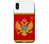 Montenegro Flag Montenegrin Heart Proud Heritage National Case for iPhone XS Max