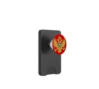 Montenegro Flag Montenegrin Heart Proud Heritage National PopSockets PopWallet for MagSafe