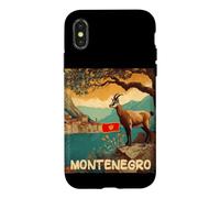 Montenegro Mountains with Mouflon and Flag Costume Case for iPhone X/XS