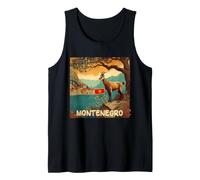 Montenegro Mountains with Mouflon and Flag Costume Tank Top