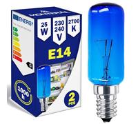 MONTERAL 2 Pieces Light Bulb for Refrigerator E14 25W 230/240V with the Original Code 00612235 612235 Suitable for Bosch for Siemens for Neff