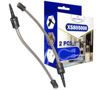 MONTERAL 2 Pieces Milk Tubes for the Automatic Coffee Machine with Original Code XS805000 for Krups - Warranty 10 Years