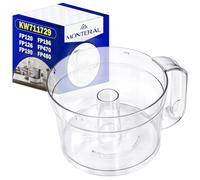 MONTERAL Bowl Replacement for Food Processor with Original Code KW711729 for Kenwood FP120 FP126 FP190 FP196 FP470 FP480 - Warranty 10 Years