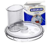MONTERAL Food Processor Chopper Bowl Lid with Pusher with Original Code 12018135 for Bosch MUM4 - Warranty 10 Years
