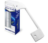 MONTERAL Fridge Door Handle Mounting Holes 195 mm Size 242 x 74 mm with The Original Code 00490705 490705 for Bosch for Siemens - Warranty 10 Years