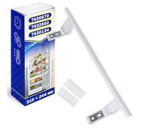 MONTERAL Fridge Door Handle with 2 Caps in Set Mounting Holes 244 mm Size 310 x 113 mm with The Original Code 7432602 7425670 742567000 for Liebherr - Warranty 10 Years
