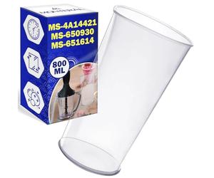 MONTERAL Hand Blender Measuring Cup 800 ml with Original Code MS-4A14421 MS-650930 MS-651614 for Moulinex for Tefal