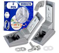 MONTERAL Kit of Hinge for Fridge Door Handle - with Original Code 9590178 9590124 for Liebherr - Warranty 10 Years